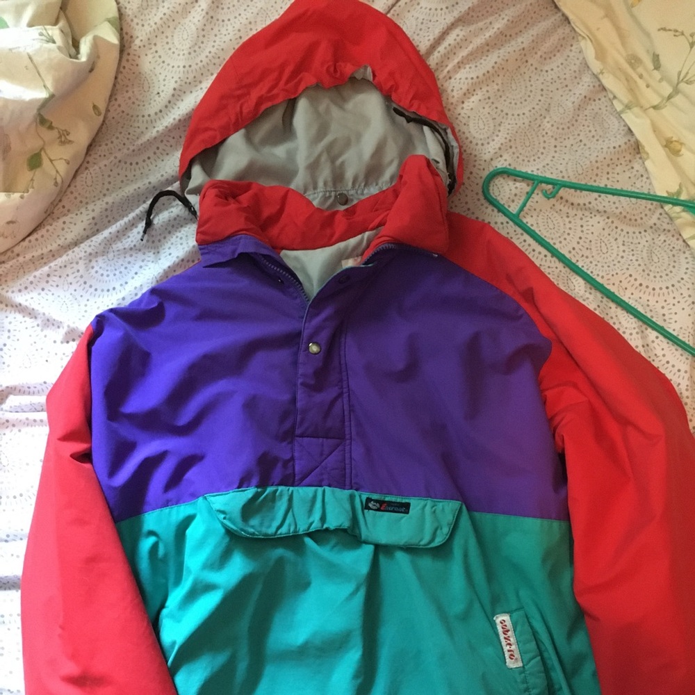 Vintage Subzero Colorblock Pullover Jacket